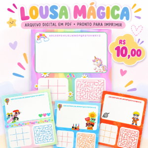 Lousa Mágica - 20 TEMAS - arquivo digital em PDF